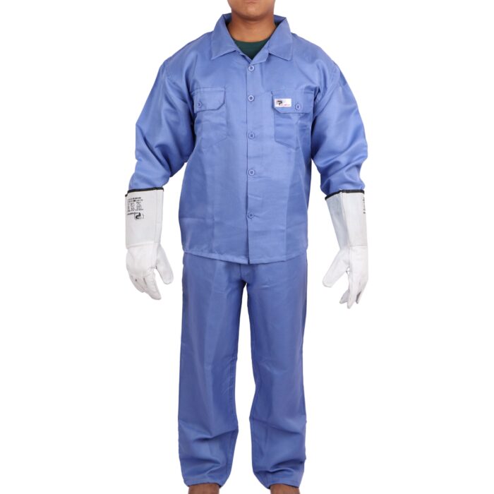 Coverall Blue 100% Pant Shirt