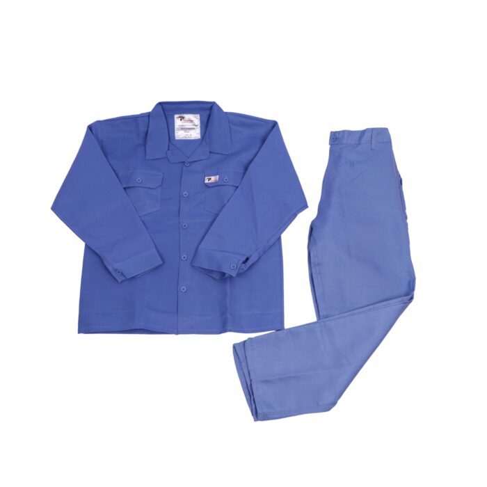 Coverall Blue 100% Pant Shirt