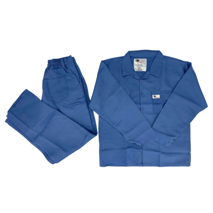 Coverall Blue 100% Pant Shirt (1)
