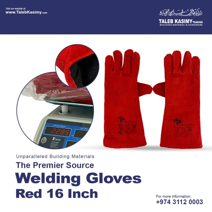 how to buy Welding Gloves Red 16 Inch