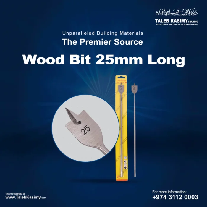 Wood Bit 25mm Long benefits