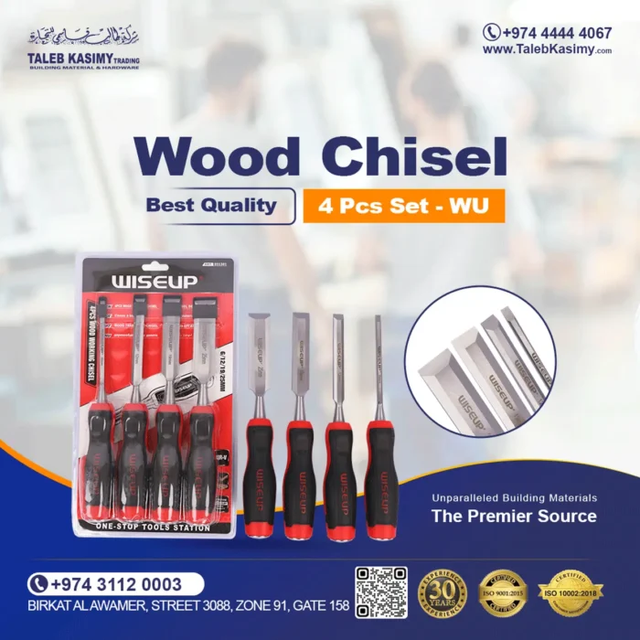 using Wood Chisel 4 Pcs Set