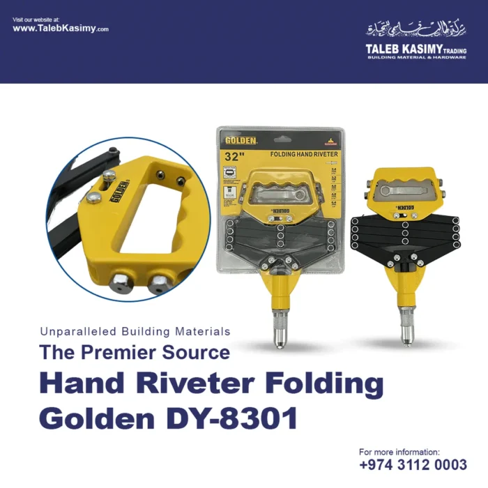 buy Hand Riveter Folding Golden DY-8301
