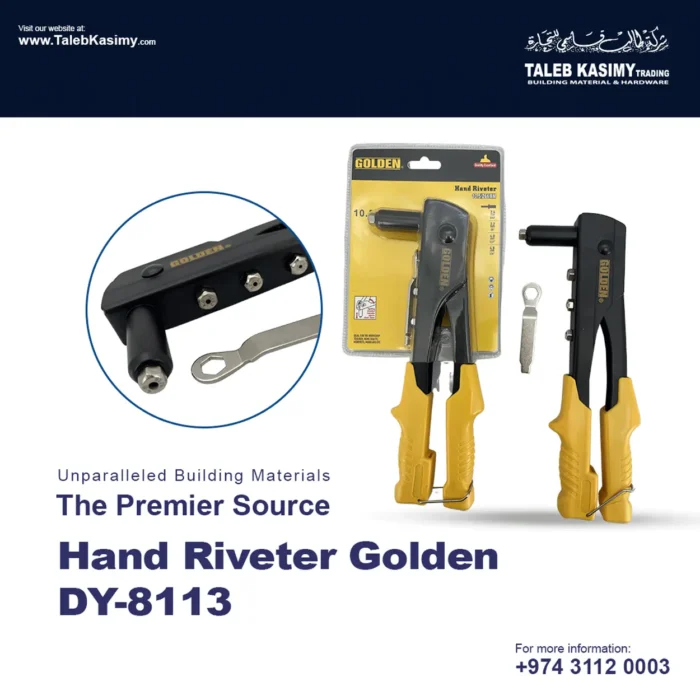 Hand Riveter Golden DY-8113 uses