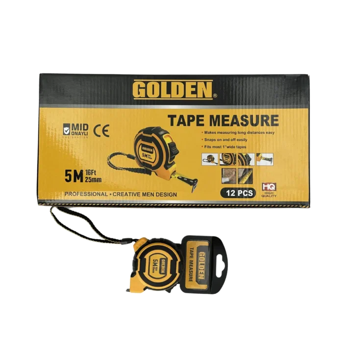 Measurement Tape Golden 5M-25MM usabolty