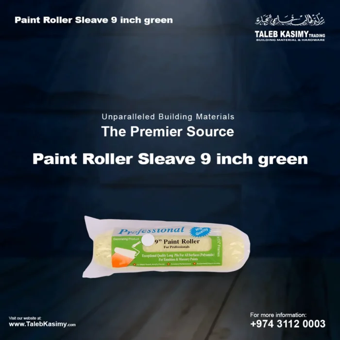 buy Paint Roller Sleeve 9-inch green
