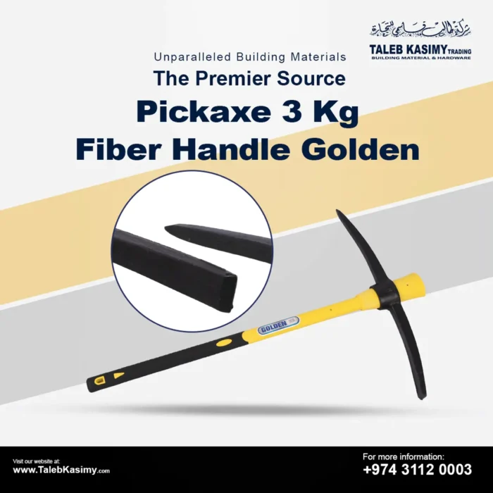 buy Pickaxe 3 Kg Fiber Handle Golden