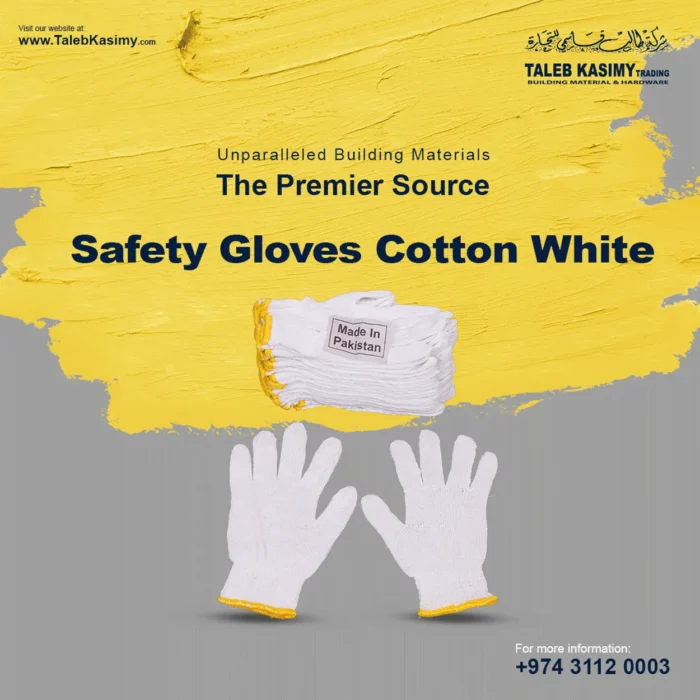 using Safety Gloves Cotton White