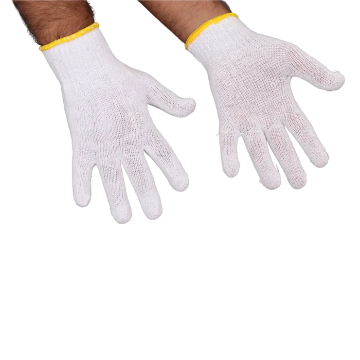 Safety Gloves Cotton White pros