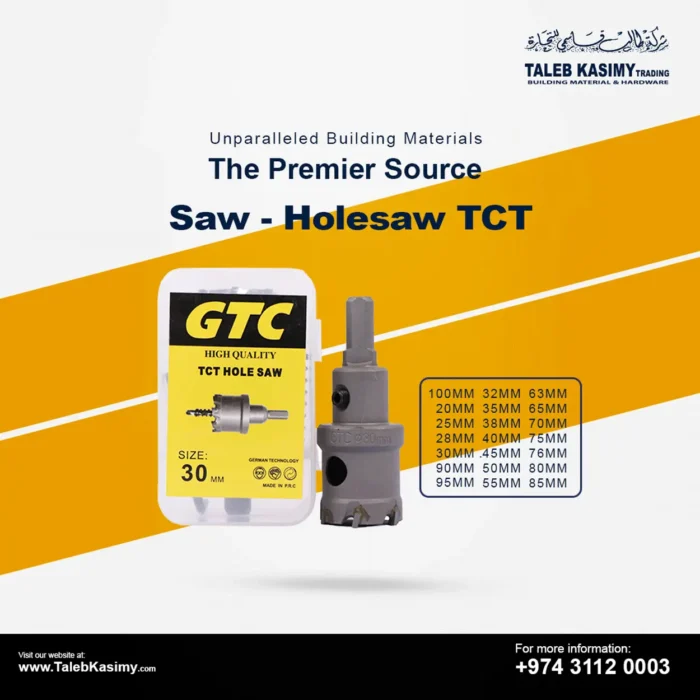 Holesaw TCT uses