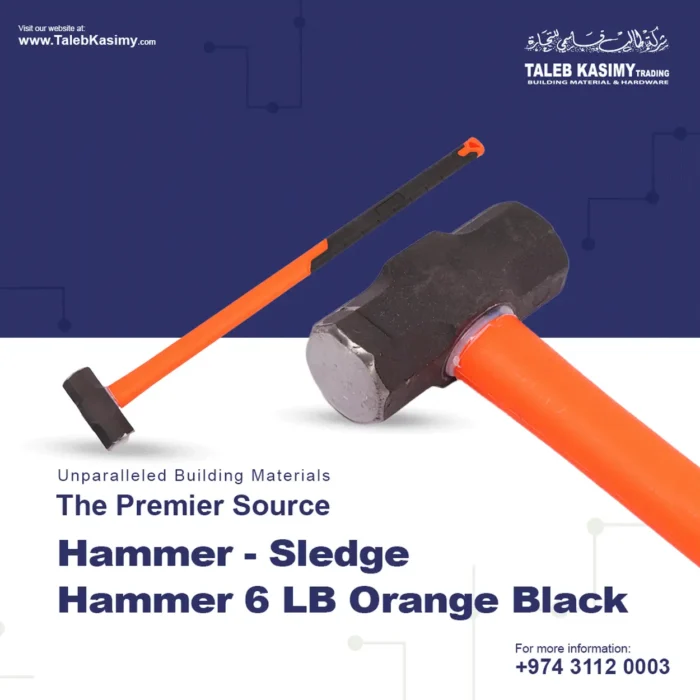 Sledge Hammer 6 LB Orange Black uses