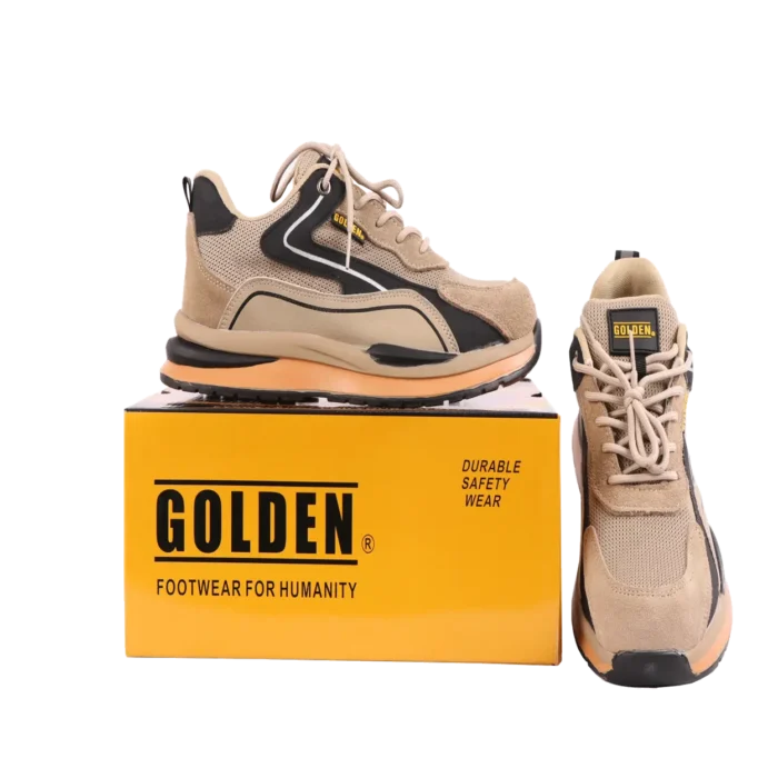 buying Safety shoes golden leather type 7615