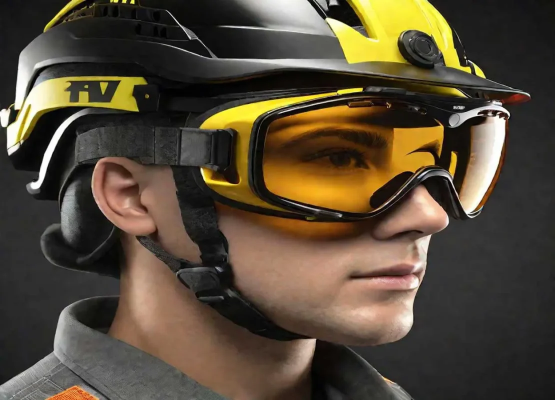 safety glasses in construction